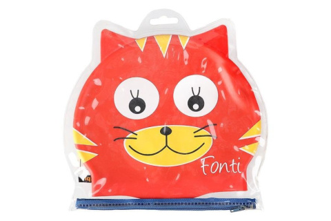 CZEPEK PŁYWACKI SILIKONOWY RED CAT JUNIOR /FONTI CZEPEK PŁYWACKI SILIKONOWY RED CAT JUNIOR /FONTI
