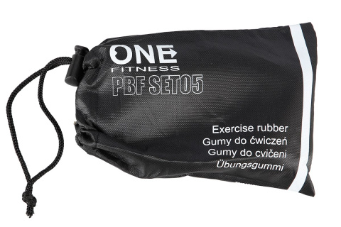 GUMY TAŚMY OPOROWE SET05 PBF SLIM /ONE FITNESS GUMY TAŚMY OPOROWE SET05 PBF SLIM /ONE FITNESS