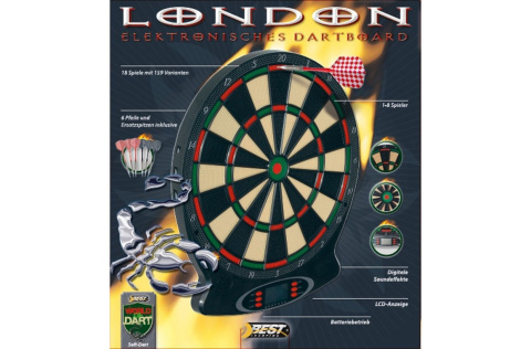 TARCZA DO DARTA ELEKTRONICZNA 43CM 6 LOTEK /BEST SPORTING