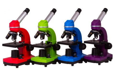 MIKROSKOP JUNIOR BIOLUX SEL 40-1600X CZERW. /BRESSER