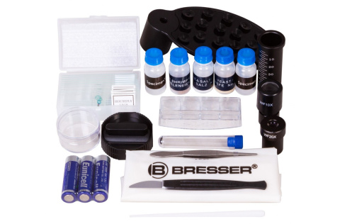 MIKROSKOP JUNIOR BIOLUX SEL 40-1600X CZERW. /BRESSER