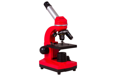 MIKROSKOP JUNIOR BIOLUX SEL 40-1600X CZERW. /BRESSER