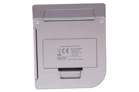 BUDZIK STOŁOWY FLIPME SREBR. /BRESSER BUDZIK STOŁOWY FLIPME SREBR. /BRESSER