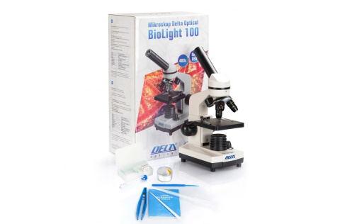 MIKROSKOP BIOLIGHT 100 Z MIKROTOMEM BIAŁ. /DELTA OPTICAL MIKROSKOP BIOLIGHT 100 Z MIKROTOMEM BIAŁ. /DELTA OPTICAL