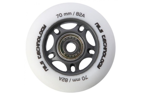 KÓŁKA DO ŁYŻWOROLEK PU 70X24 82A ABEC-9 BIAŁ. /NILS KÓŁKA DO ŁYŻWOROLEK PU 70X24 82A ABEC-9 BIAŁ. /NILS