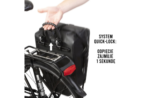 TORBA SAKWA ROWEROWA WODOODPORNA 28L /DUTCH MOUNTAINS