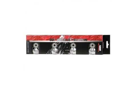KÓŁKA DO ROLEK PU 90X24 82A 4 SZT. ABEC-7 CHROM. /NILS