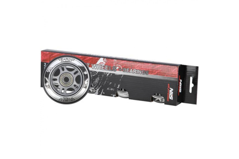 KÓŁKA DO ROLEK PU 80X24 82A 4 SZT. ABEC-9 CZARN. /NILS KÓŁKA DO ROLEK PU 80X24 82A 4 SZT. ABEC-9 CZARN. /NILS