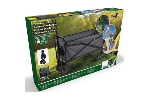 WÓZEK TURYSTYCZNO PLAŻOWY SKŁADANY 82X52X63CM /CAMP ACTIVE WÓZEK TURYSTYCZNO PLAŻOWY SKŁADANY 82X52X63CM /CAMP ACTIVE