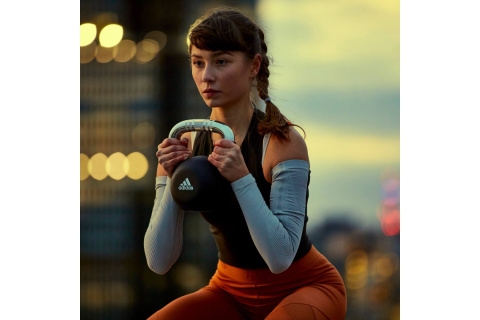 HANTLA KETTLEBELL NEOPRENOWA ADWT 12KG /ADIDAS HANTLA KETTLEBELL NEOPRENOWA ADWT 12KG /ADIDAS
