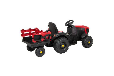 TRAKTOR ELEKTRYCZNY Z PRZYCZEPĄ CZERW-CZARN. /ENERO TRAKTOR ELEKTRYCZNY Z PRZYCZEPĄ CZERW-CZARN. /ENERO