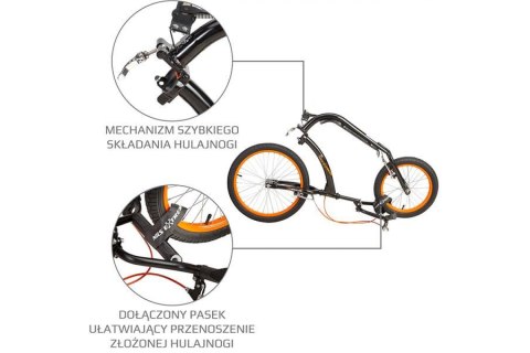 HULAJNOGA Z POMPOWANYMI KOŁAMI WH227F /NILS HULAJNOGA Z POMPOWANYMI KOŁAMI WH227F /NILS