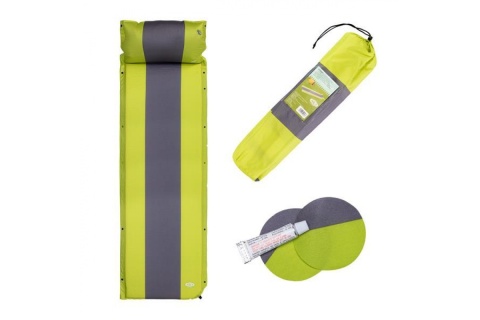 MATA SAMOPOMPUJĄCA Z PODUSZKĄ NC4349 ZIEL-SZAR. /NILS