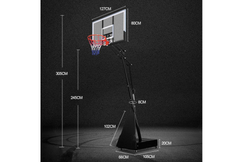 STOJAK DO KOSZYKÓWKI CLEVELAND STEEL /INSPORTLINE STOJAK DO KOSZYKÓWKI CLEVELAND STEEL /INSPORTLINE