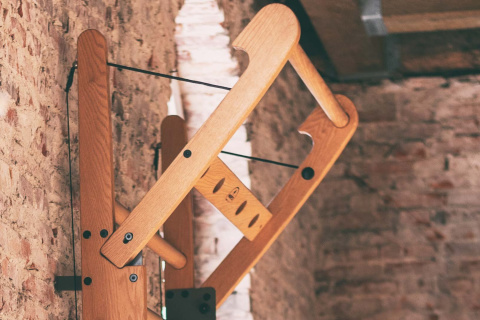 DRABINKA GIMNASTYCZNA WB10 OAK 230X79CM /NOHRD