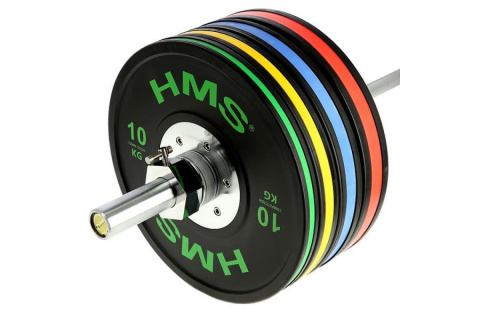 OBCIĄŻENIA GUMOWANE OLIMPIJSKIE BTBR 8SZT 140KG /HMS OBCIĄŻENIA GUMOWANE OLIMPIJSKIE BTBR 8SZT 140KG /HMS