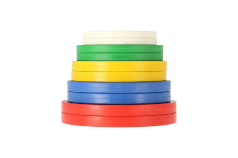 OBCIĄŻENIA GUMOWANE OLIMPIJSKIE CBRS 10SZT 15KG /HMS