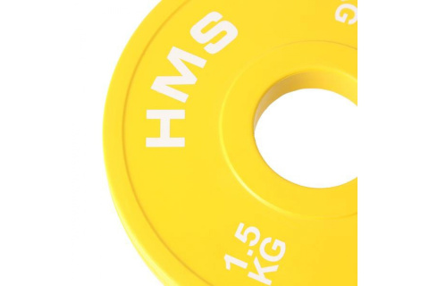 OBCIĄŻENIA GUMOWANE OLIMPIJSKIE CBRS15 2X1,5KG /HMS OBCIĄŻENIA GUMOWANE OLIMPIJSKIE CBRS15 2X1,5KG /HMS