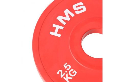 OBCIĄŻENIA GUMOWANE OLIMPIJSKIE CBRS25 2X2,5KG /HMS OBCIĄŻENIA GUMOWANE OLIMPIJSKIE CBRS25 2X2,5KG /HMS