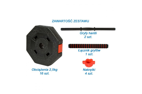 HANTLE REGULOWANE SZTANGA S1030494 40KG /EB FIT HANTLE REGULOWANE SZTANGA S1030494 40KG /EB FIT