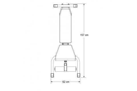 ŁAWECZKA DO ĆWICZEŃ F602 /BODY CRAFT ŁAWECZKA DO ĆWICZEŃ F602 /BODY CRAFT