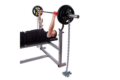 GRYF PROSTY Z ŁAŃCUCHAMI CHAINBOS 2X20KG /INSPORTLINE GRYF PROSTY Z ŁAŃCUCHAMI CHAINBOS 2X20KG /INSPORTLINE