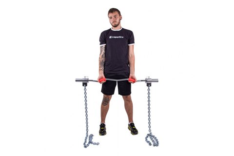 GRYF PROSTY Z ŁAŃCUCHAMI CHAINBOS 2X25KG /INSPORTLINE GRYF PROSTY Z ŁAŃCUCHAMI CHAINBOS 2X25KG /INSPORTLINE
