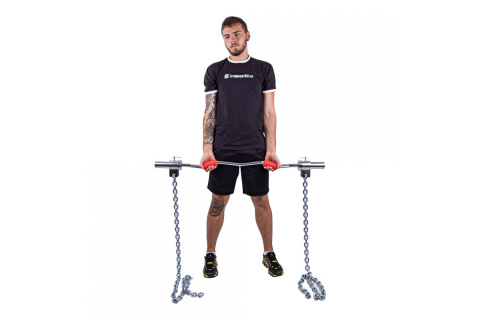 GRYF PROSTY Z ŁAŃCUCHAMI CHAINBOS 2X30KG /INSPORTLINE GRYF PROSTY Z ŁAŃCUCHAMI CHAINBOS 2X30KG /INSPORTLINE