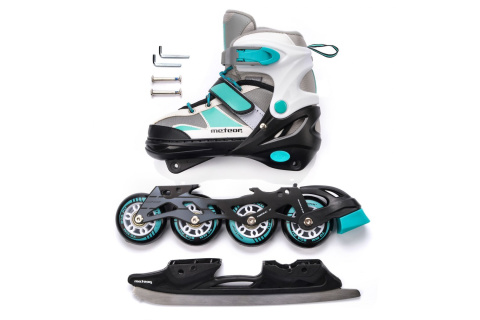 ŁYŻWOROLKI INV. 2W1 T ROZM. S (30-33) /METEOR