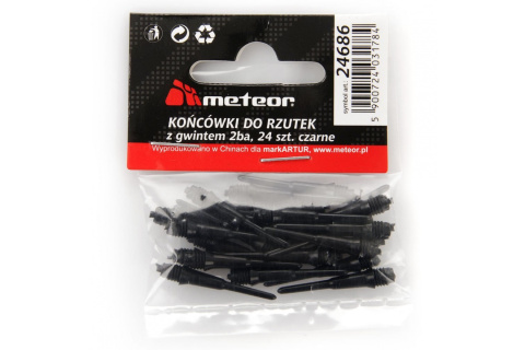 KOŃCÓWKI DO RZUTEK, DARTA S39933 24SZT /METEOR KOŃCÓWKI DO RZUTEK, DARTA S39933 24SZT /METEOR