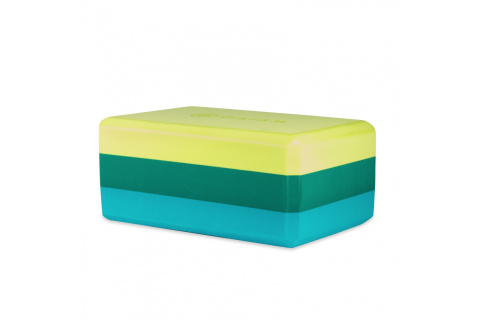 KOSTKA DO JOGI TEAL TONAL TRI /GAIAM KOSTKA DO JOGI TEAL TONAL TRI /GAIAM