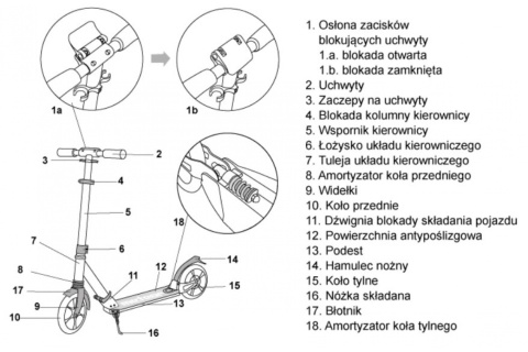 HULAJNOGA DLA DOROSŁYCH CITY GLASGOW /METEOR HULAJNOGA DLA DOROSŁYCH CITY GLASGOW /METEOR
