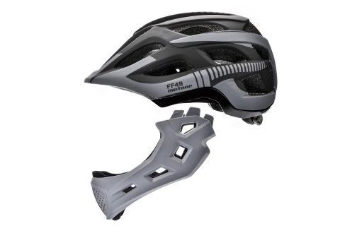 KASK ROWEROWY FF49-GR ROZM. M 48-56CM /METEOR