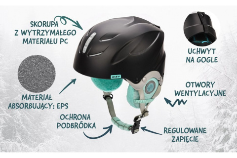 KASK NARCIARSKI LUMI-BLJ ROZM. M 55-58CM /METEOR KASK NARCIARSKI LUMI-BLJ ROZM. M 55-58CM /METEOR
