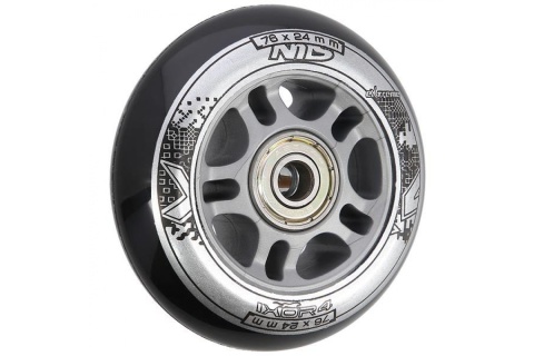 KÓŁKA DO ROLEK PU 76X24 82A 4 SZT + ABEC-9 8 SZT /NILS