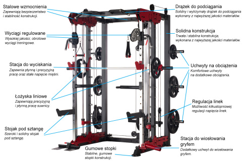 ATLAS DO ĆWICZEŃ SUWNICA SMITHA DRAGON TAG PRO FX /SONIFIT ATLAS DO ĆWICZEŃ SUWNICA SMITHA DRAGON TAG PRO FX /SONIFIT
