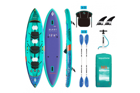 KAJAK DMUCHANY TRZYOSOBOWY BLAST 13 /AQUATONE