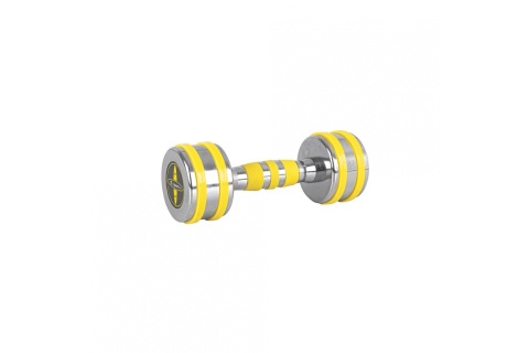 HANTLE ZE STOJAKIEM YELLSTEEL 84KG /INSPORTLINE