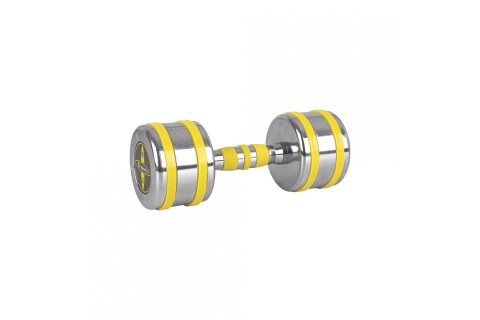 HANTLE ZE STOJAKIEM YELLSTEEL 84KG /INSPORTLINE