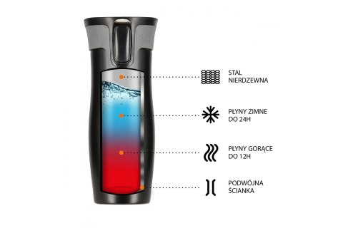 KUBEK TERMICZNY NCC03-BLK 420ML /NILS KUBEK TERMICZNY NCC03-BLK 420ML /NILS
