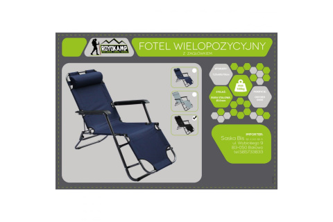 FOTEL LEŻAK OGRODOWY PLAŻOWY LEVEL /ROYOKAMP FOTEL LEŻAK OGRODOWY PLAŻOWY LEVEL /ROYOKAMP