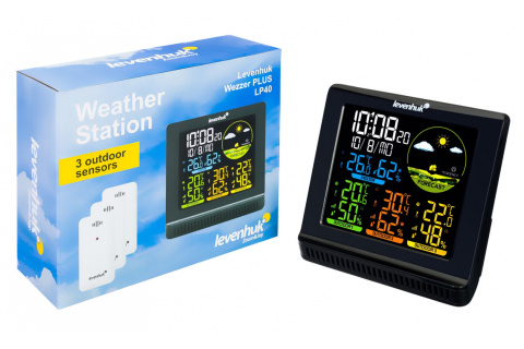 STACJA METEOROLOGICZNA WEZZER PLUS LP40 /LEVENHUK STACJA METEOROLOGICZNA WEZZER PLUS LP40 /LEVENHUK