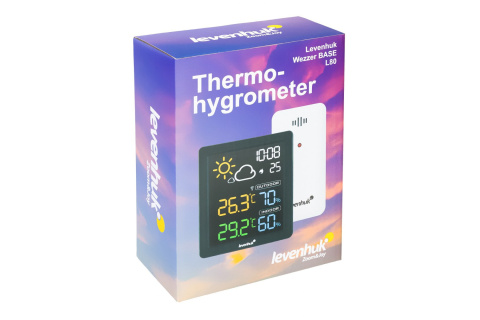 TERMOHIGROMETR WEZZER BASE L80 /LEVENHUK TERMOHIGROMETR WEZZER BASE L80 /LEVENHUK
