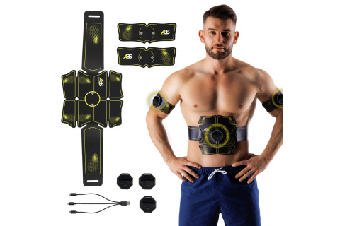 ELEKTROSTYMULATOR MASAŻER MIĘŚNI BRZUCHA ABS MASTER PRO SUPER /HMS ELEKTROSTYMULATOR MASAŻER MIĘŚNI BRZUCHA ABS MASTER PRO SUPER /HMS