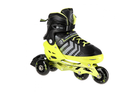 ŁYŻWOROLKI REGULOWANE 4W1 NH18192 ROZM. S (29-33) /NILS