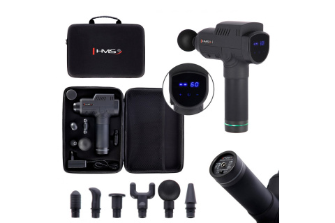 PISTOLET DO MASAŻU PDM4482G BLK /HMS PISTOLET DO MASAŻU PDM4482G BLK /HMS