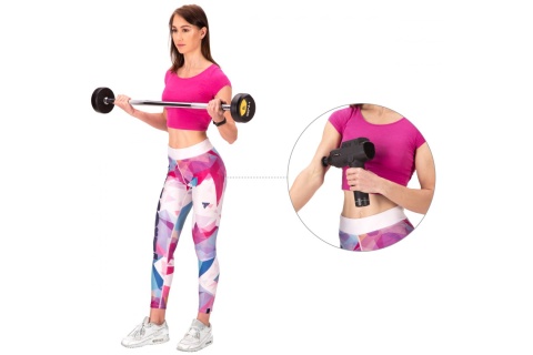 PISTOLET DO MASAŻU PDM4482G BLK /HMS PISTOLET DO MASAŻU PDM4482G BLK /HMS