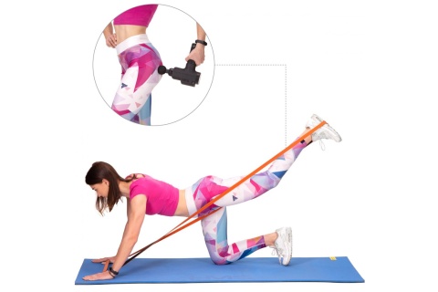 PISTOLET DO MASAŻU PDM4482G BLK /HMS PISTOLET DO MASAŻU PDM4482G BLK /HMS