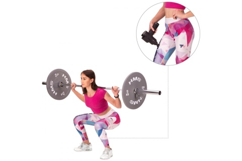 PISTOLET DO MASAŻU PDM4482G BLK /HMS PISTOLET DO MASAŻU PDM4482G BLK /HMS