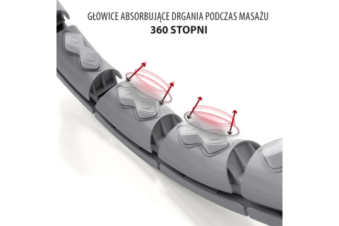 HULA HOP Z WYPUSTKAMI I OBCIĄŻNIKIEM HHW06 /HMS
